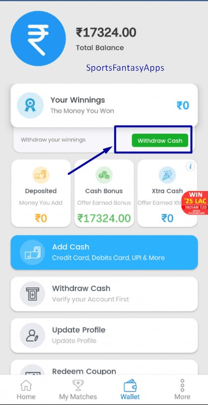 withdraw cash